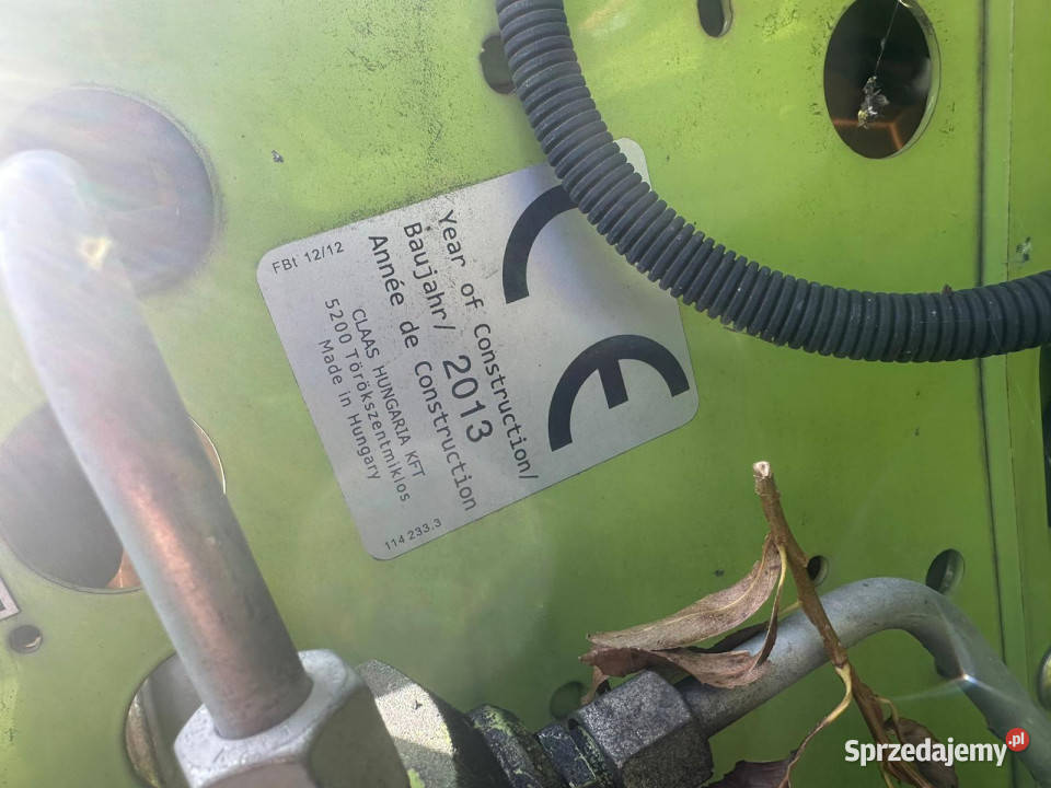 HEDER ZBOŻOWY CLAAS VARIO 1200 z 2013 roku Pozostałe Jastrzębniki