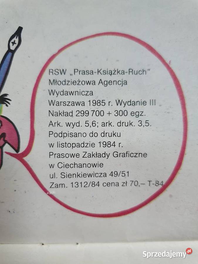 Tytus Romek i ATomek księga IX wydanie 3 1985 Rok wydania 1985 pomorskie Gdynia