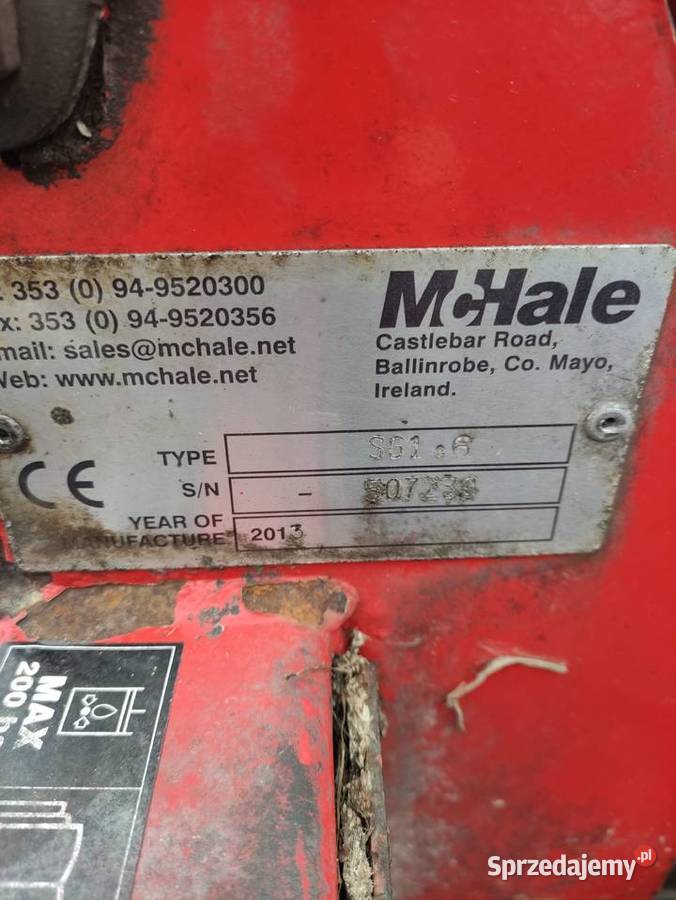 Wycinak szczękowy pirania Mchale Czyżew sprzedam