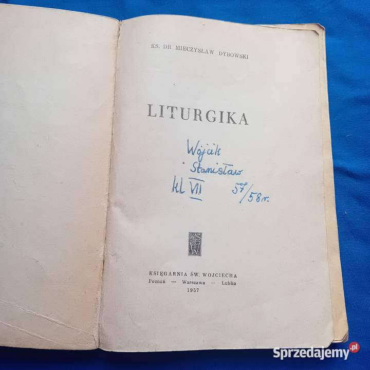 Ksdr Mieczysław Dybowski Liturgika Ks Św wielkopolskie Koźminek