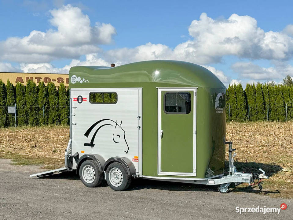 Przyczepa do koni Debon Gold 3 nowa prezent