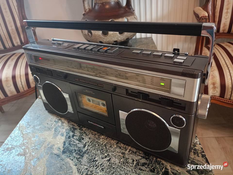 Radiomagnetofon Grundig RR 650 Vintage 80 Lata Drawski Młyn