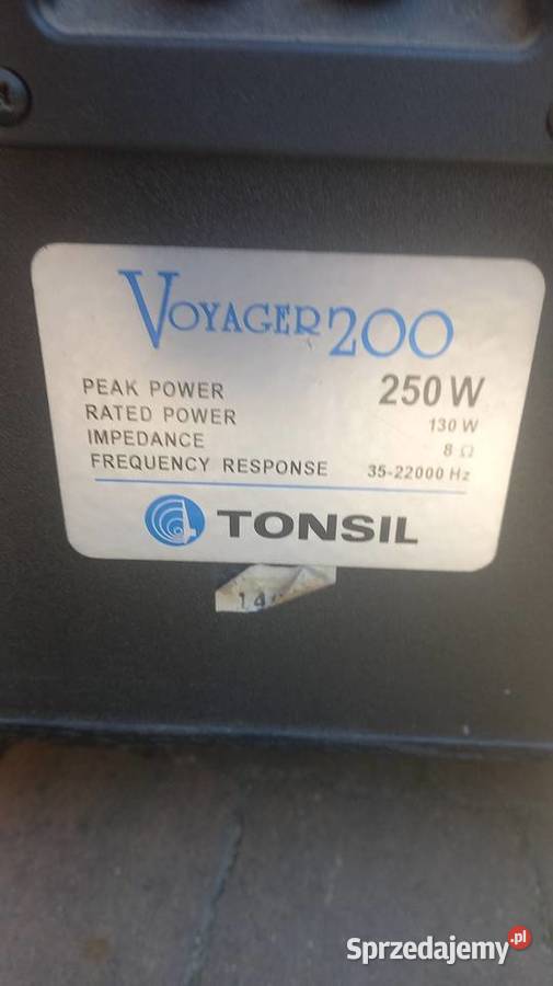 Kolumny Tonsul Voyager 250 wat trójdrożne wielkopolskie Śrem