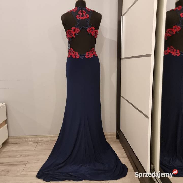 Suknia wieczorowa Mascara London S niebieski Kraków sprzedam