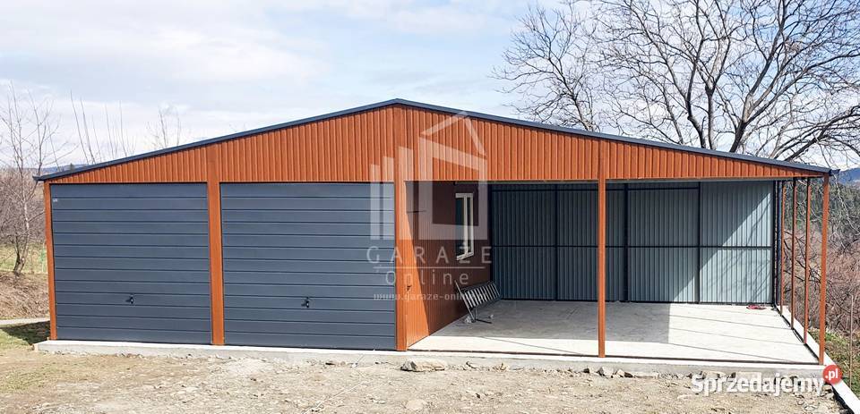 GARAZ BLASZANY 6m x 6m poziom wiata 6m x 6m Jelenia Góra