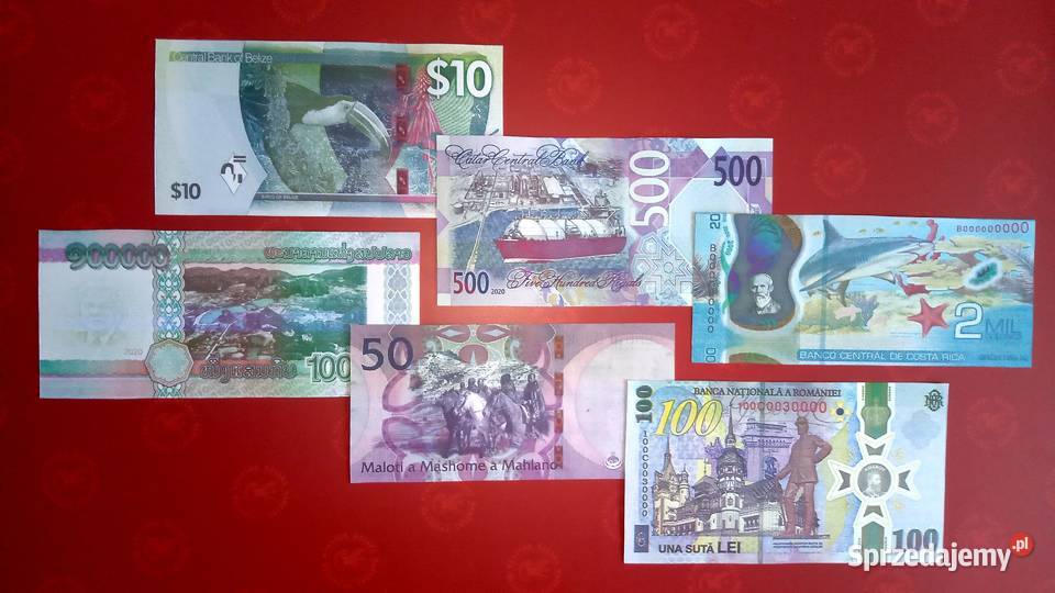 135 Reprodukcja kopia Banknoty Świata10 6 skala Warka