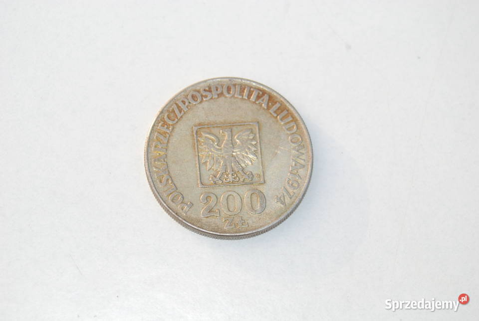 Stara moneta 200 złotych Polska 1974 unikat Cieszyn sprzedam