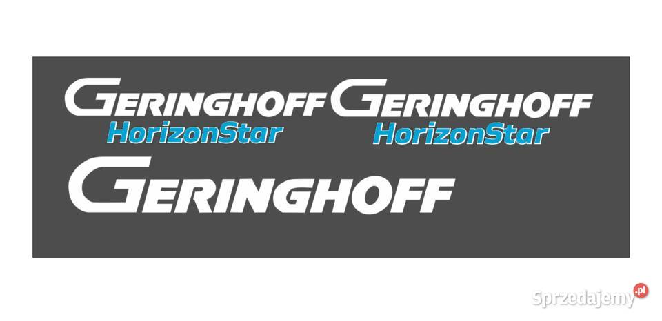 Naklejki Geringhoff HorizonStar super trwałe Bydgoszcz