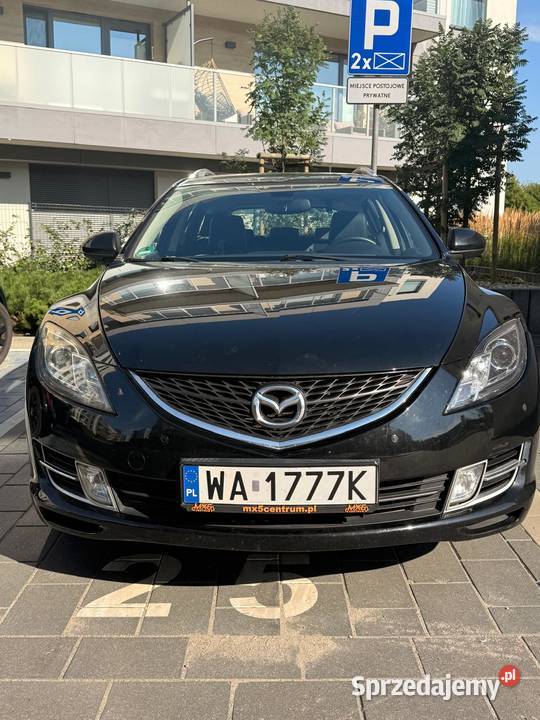 Mazda 6 20 benzyna 2009 132 265 Czarna 25 000 mazowieckie Warszawa