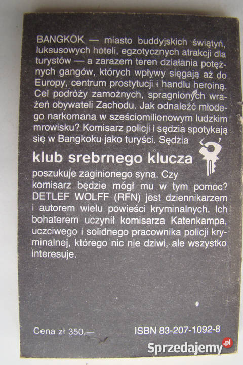 Sędzia i jego ćpun Detlef Wolff kryminał Proza i poezja małopolskie Limanowa sprzedam