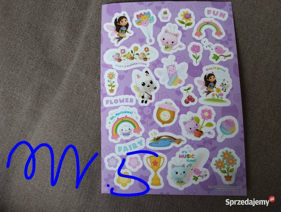 Dziewczynki stworki naklejki Artykuły szkolne Siemiatycze