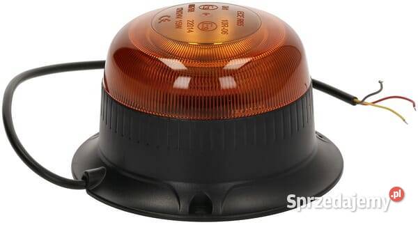 Lampa błyskowa LED niska 15W 1224V pomarańczowa