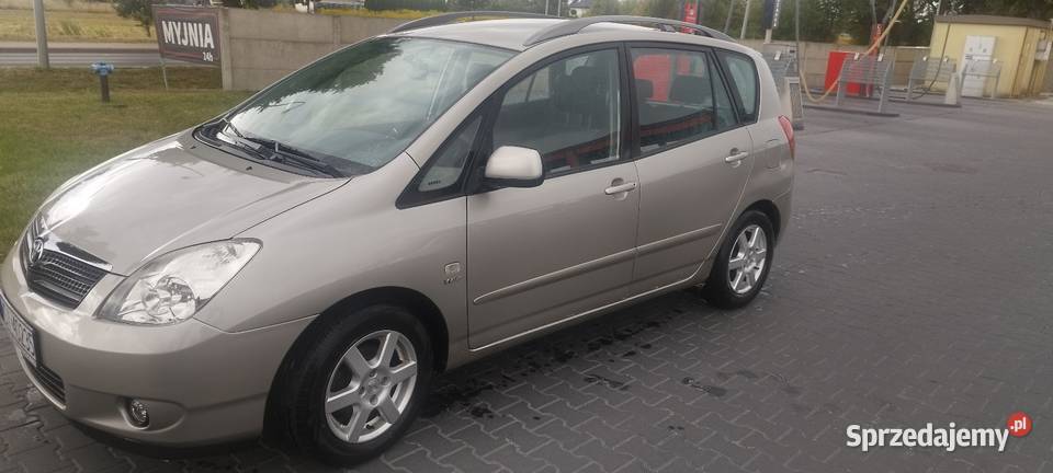 Toyota Corolla Verso 16 lpg 2003r elektryczne lusterka mazowieckie Stok Lacki