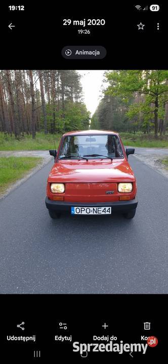 Maluch mały fiat FSM 126p 126 opolskie Dobrzeń Wielki