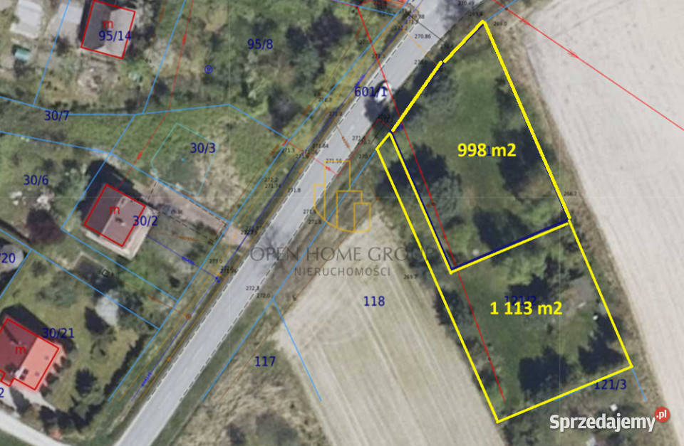 Sulistrowiczki działka rekreacyjna 1113 m2 i 998 szambo