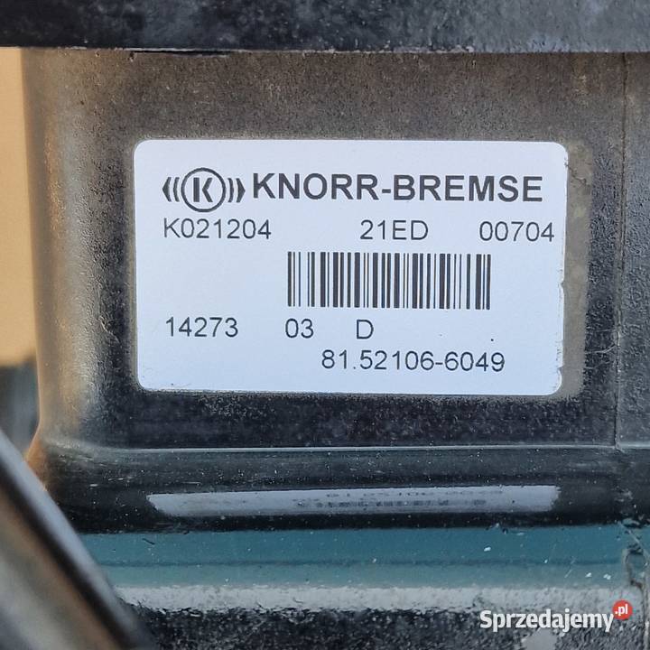 MAN TGA TGX TGS ZAWÓR MODULATOR HAMULCOWY ciężarowe Bieleń sprzedam