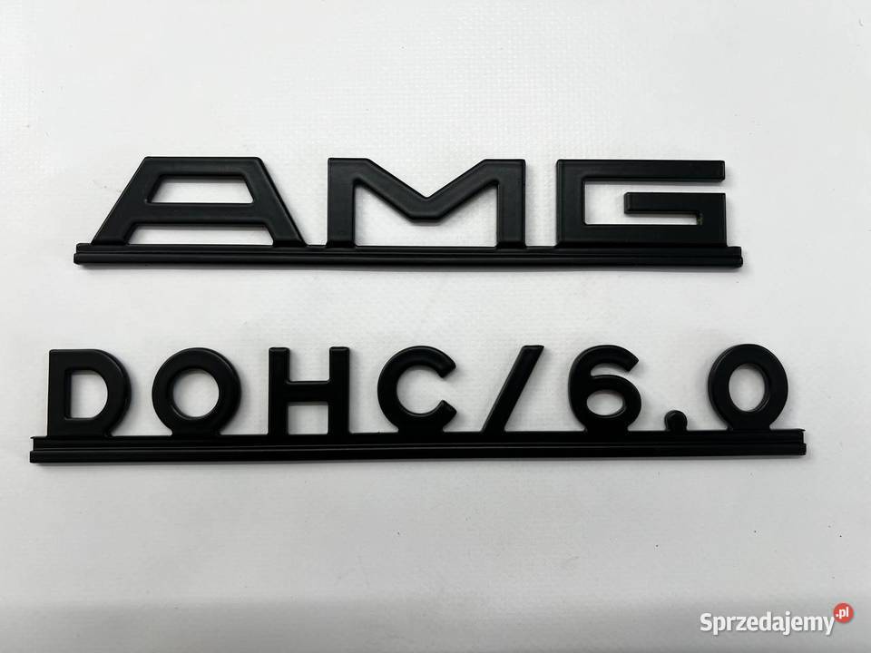 Zestaw emblematow AMG DoHC 60 Mewrcedes W126 lubelskie Chełm