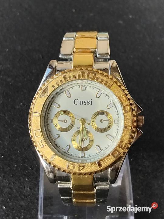 Zegarek męski Cussi kwarcowy prawie nowy 42mm Wagowo