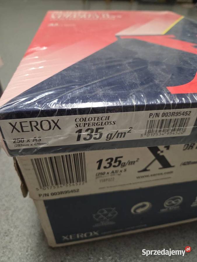 Papier A3 Xerox Colotech Supergloss 135g 250 Biuro Warszawa sprzedam