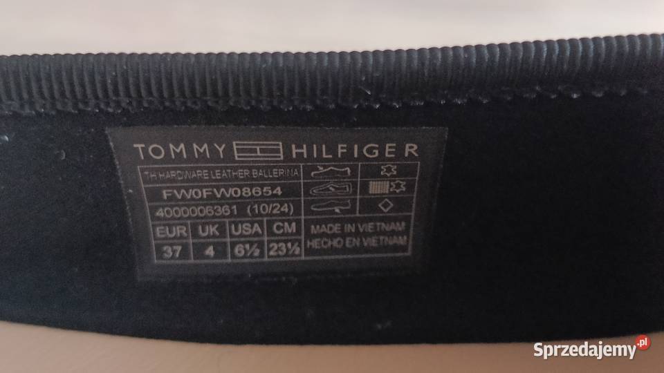 Skórzane baleriny Tommy Hilfiger Tommy Hilfiger Siemianowice Śląskie