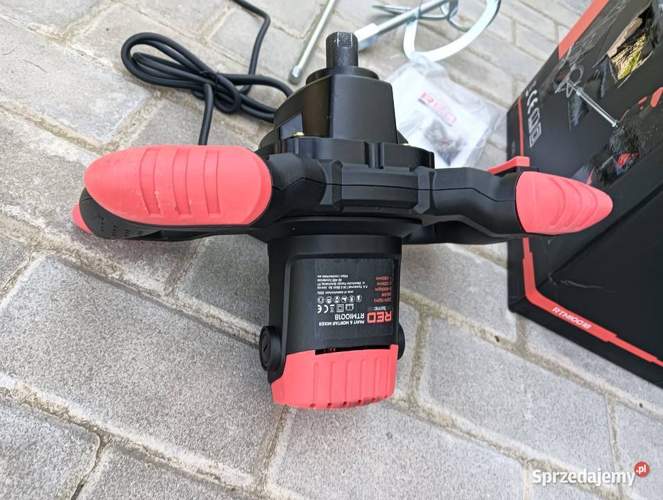 Mieszadło ELEKTRYCZNE do Kleju Farb Betonu 2650W Mieszarki Wałbrzych