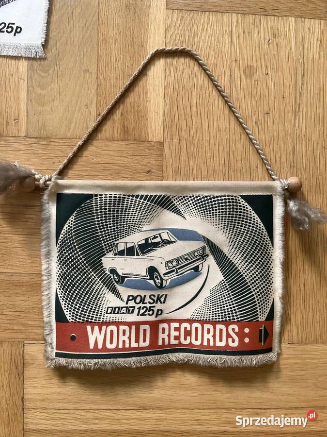 Polski Fiat 125p FSO 125p proporczyk