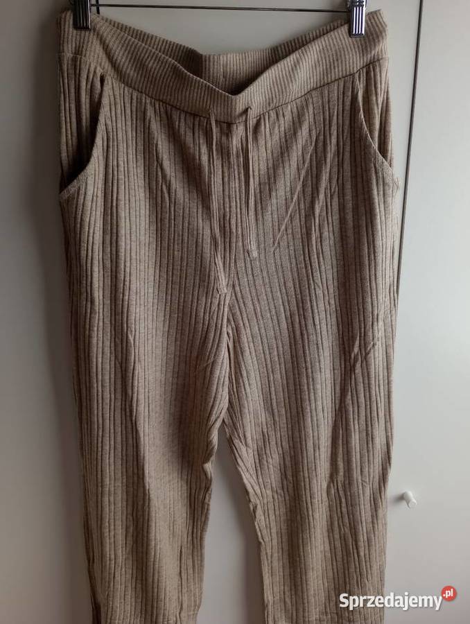 Nowe spodnie dresowe dzianinowe Długie Szczecin