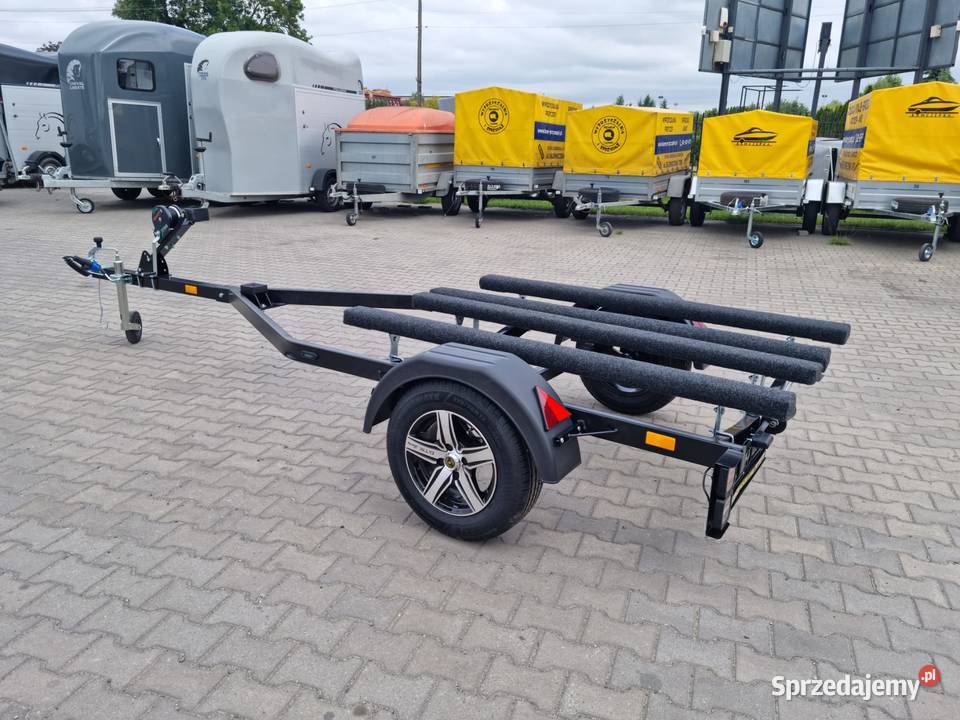 Przyczepa pod skuter Czarna aluminiowe felgi mazowieckie Lesznowola