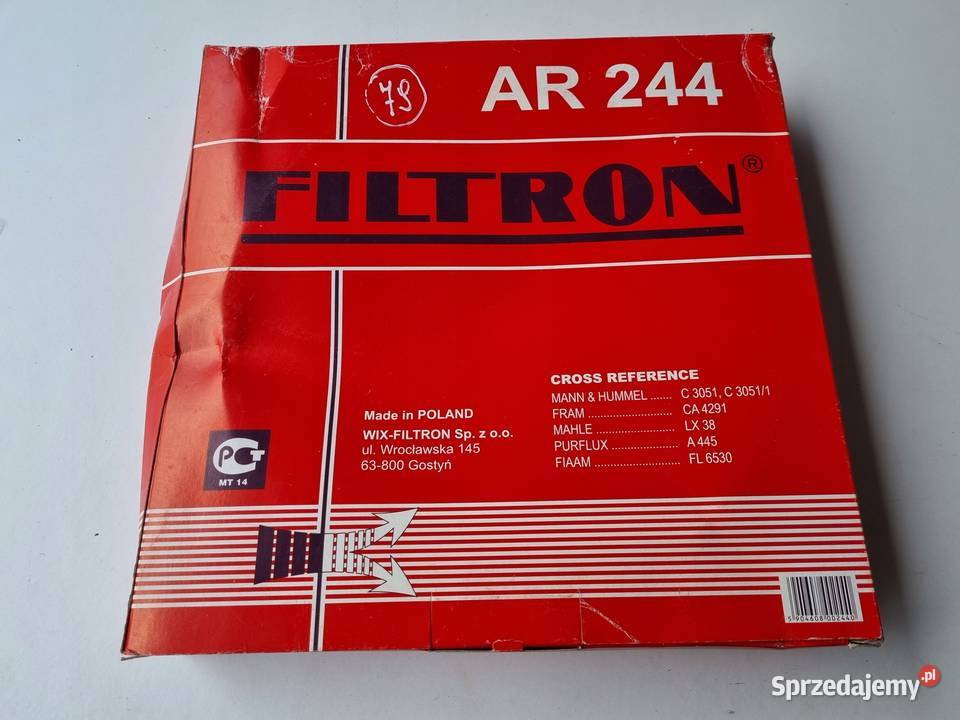 FILTR POWIETRZA Renault 18 Fuego 14 16 B Volvo Rudka sprzedam