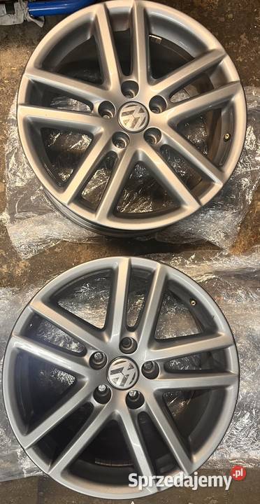 Sprzedam Felgi VW r17 oryginalne 5x112 571 Samochodowe