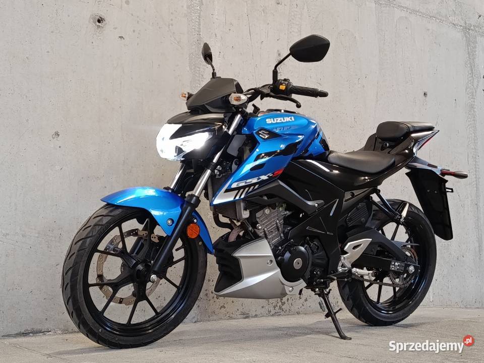 Suzuki GSXS 125 2023r Super stan TRANSPORT pod elektryczny starter Suzuki Łódź