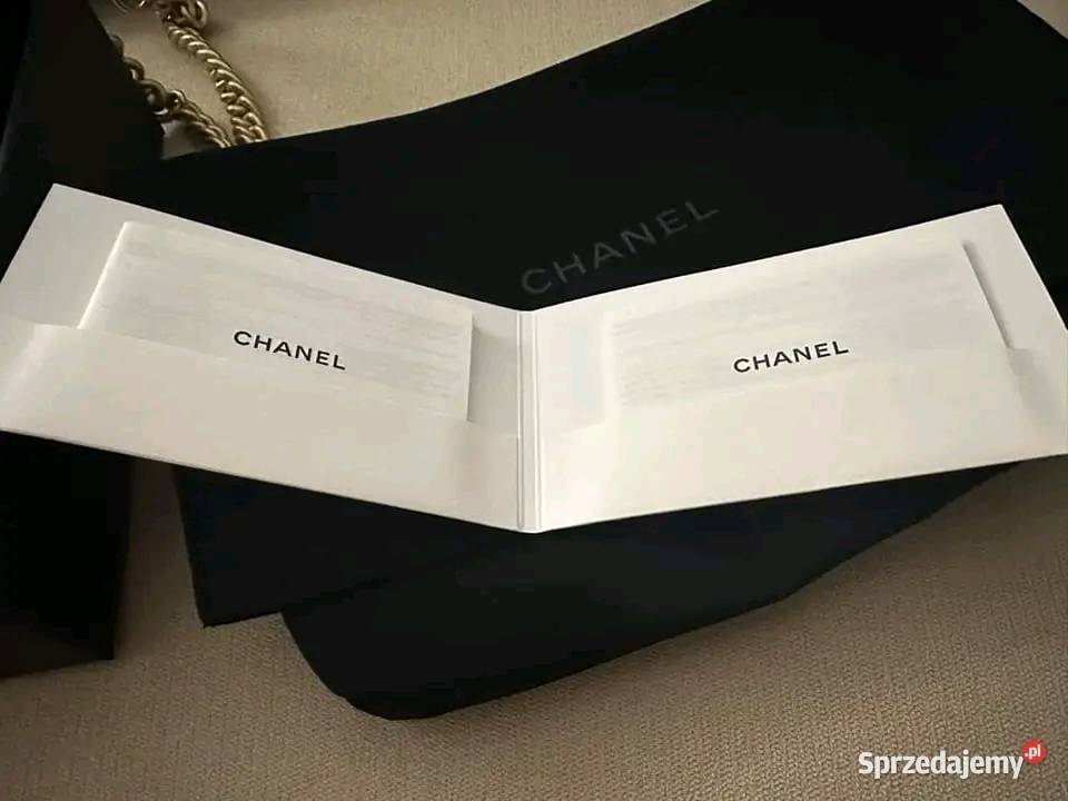 Chanel BOY WOC Czarne Kawiarnie GHW Poznań
