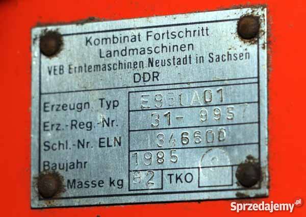 traktorek Fortschritt E 930 z osprzętem stan wielkopolskie Miejska Górka sprzedam