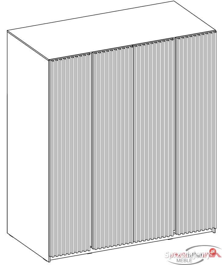 Szafa z lamelami dąb evoke Warszawa