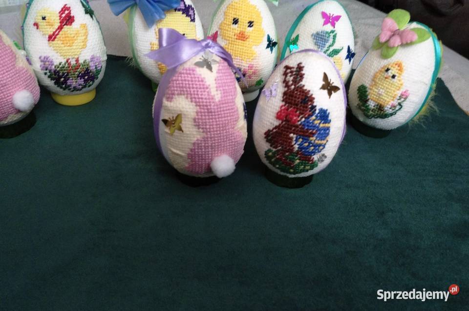 pisanka haft rękodzieło wzory wielokolorowy Pozostałe Warszawa