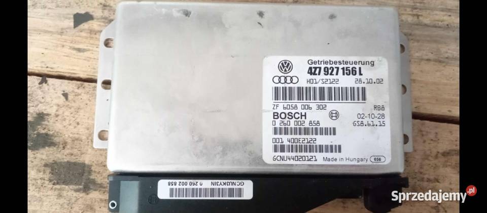 4Z7 927 156 L sterownik skrzyni Audi A6 C5 Kętrzyn