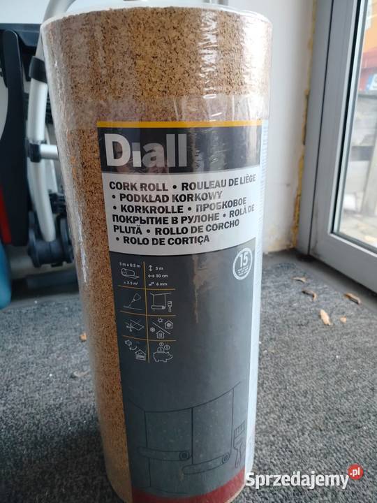 Podkład korkowy rolka Diall 6 mm 5 x 05 m Ruda Śląska sprzedam