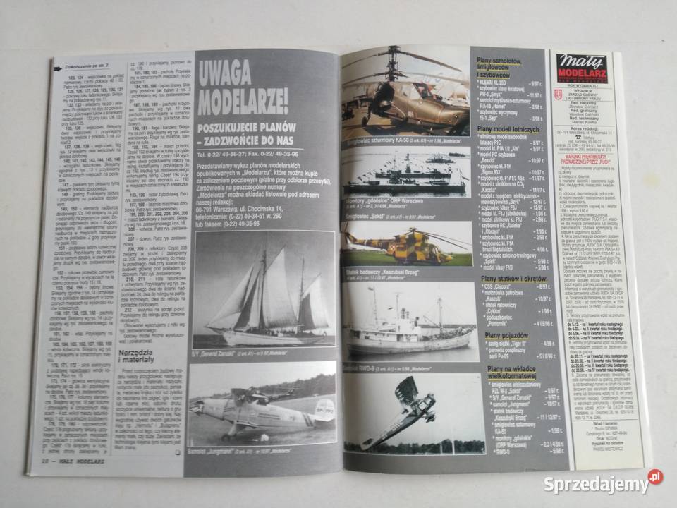 Mały Modelarz 10111998 Statek żeglugi sprzedam