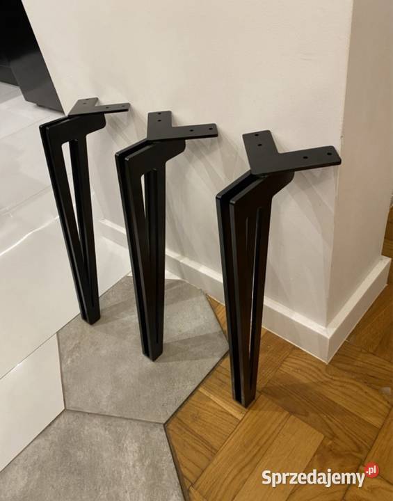 Czarne Nogi metalowe Stelaż Noga do stołu 45 małopolskie Bochnia