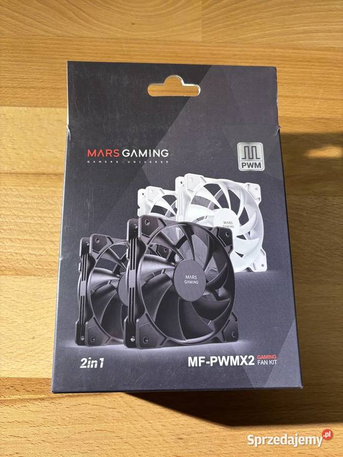 Dwa wentylatory Mars Gaming MFPWMX2 Żółkiewka-Osada sprzedam