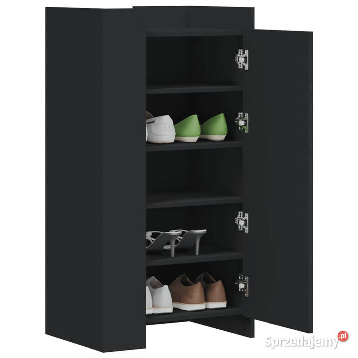 Szafka na buty czarna 52x375x100 materiał Warszawa