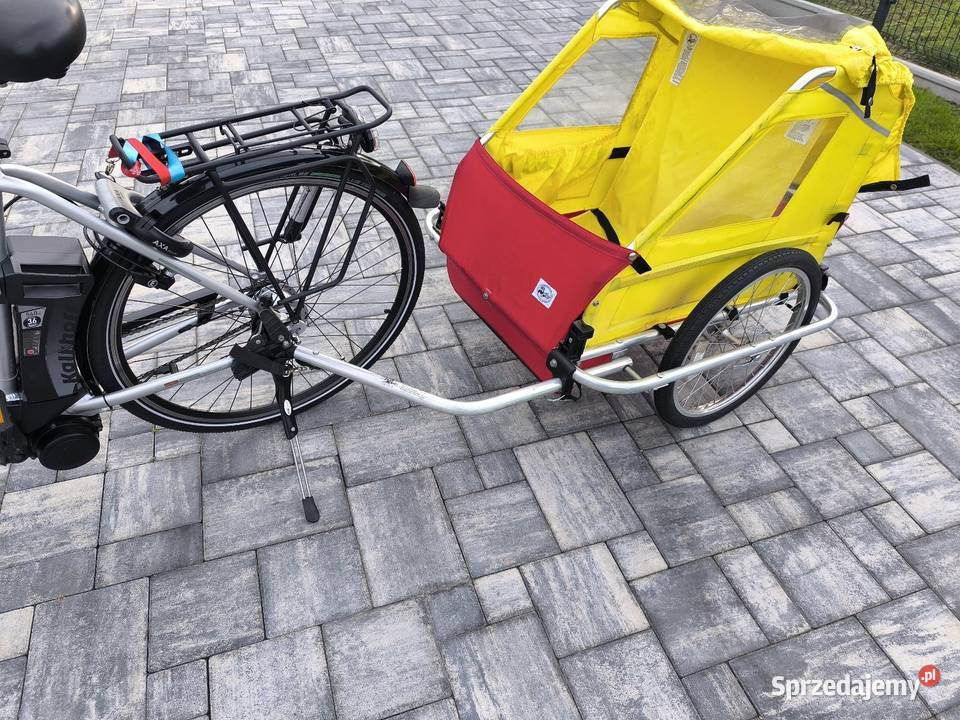 Przyczepka rowerowa 2 dzieci