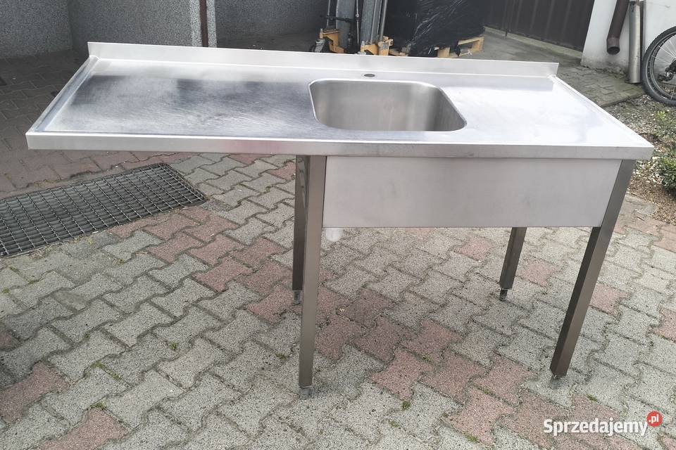 Zlew gastronomiczny 150x60x85 z miejscem na