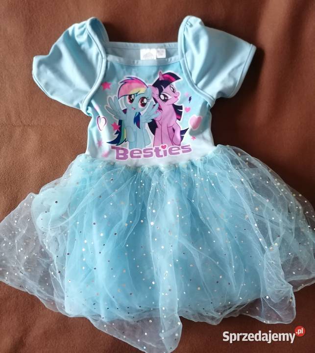 Sukienka tiulowa niebieska My Little Pony dziewczynka