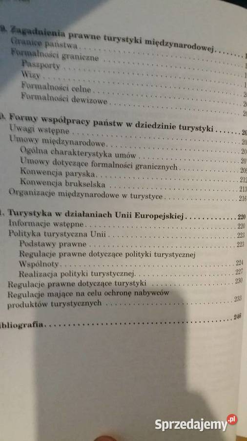Podstawy prawa w turystyce unikatowe książki Warszawa