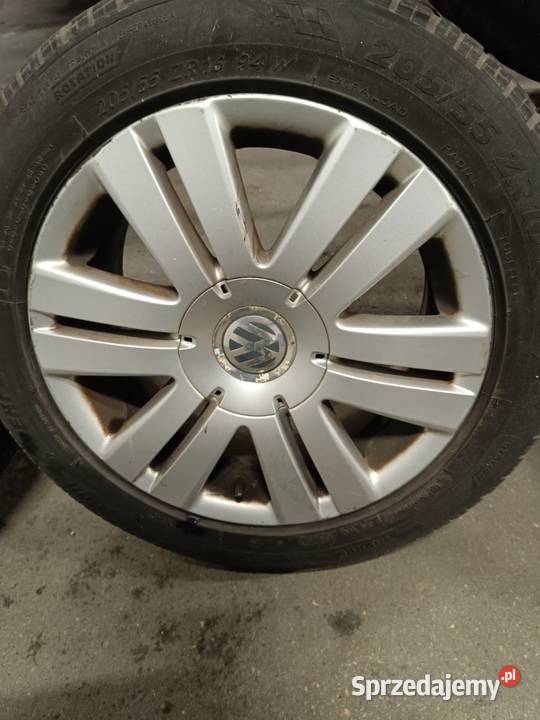 Alufelgi VW 16 opony 20555 R16 oryginał Łódź