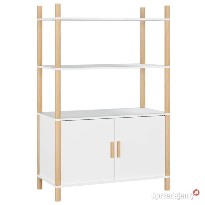 Wysoka szafka biała80x40x121 cmmateriał Warszawa
