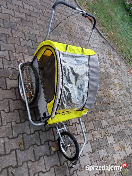 Przyczepka rowerowa 2 w 1 wózek transportowy2