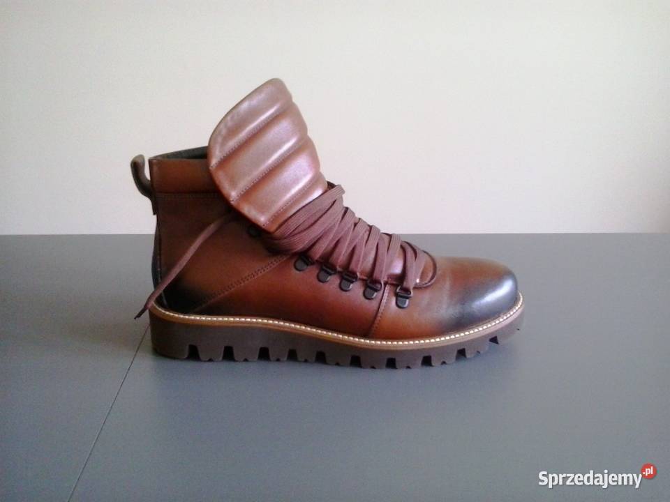 Buty męskie przejściowe zimowe skórzane Ryłko Ełk sprzedam