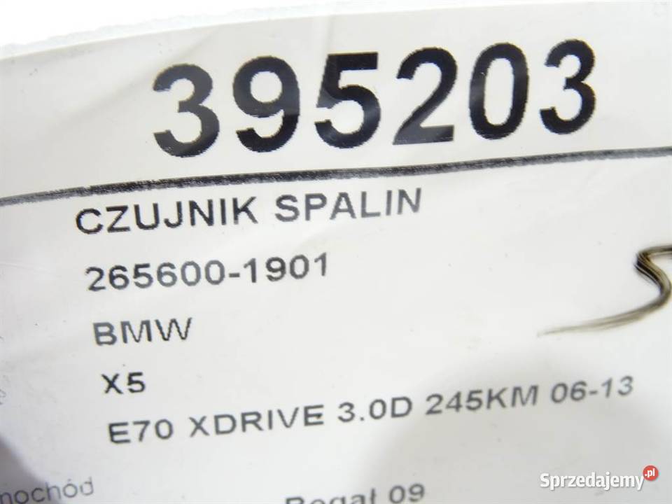 CZUJNIK SPALIN BMW E70 2656001901 30 245 0613